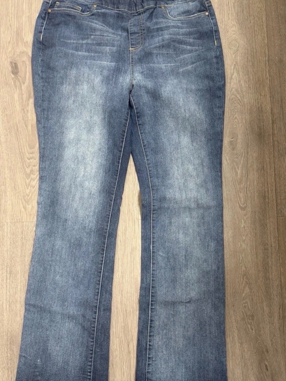 Boston Proper Women's Light Blue Flare Jeans